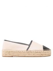 Guess Espadryle Jaleel2 FL6J2L ELE14 Biały. Białe espadryle Guess, z aplikacjami, ze skóry, bez obcasa. Za 309.99 zł.
