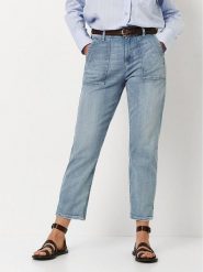 Toni Dżinsy - Relaxed fit - w kolorze błękitnym rozmiar: W42. Niebieskie jeansy Toni, bez wzorów, z podwyższonym stanem. Za 173.99 zł.