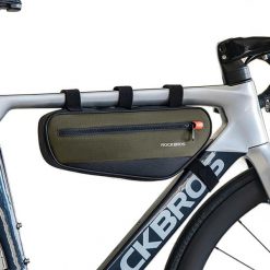 Torba rowerowa Rockbros na ramę. Czarne torebki klasyczne ROCKBROS, bez wzorów, sportowe, bez dodatków. Za 84.99 zł.