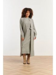 Smashed Lemon Kardigan w kolorze szarym rozmiar: M. Szare swetry Smashed Lemon, m, bez wzorów, z wełny, bez ramiączek. Za 143.99 zł.