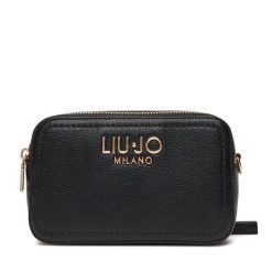 Torebka Liu Jo. Czarne listonoszki Liu Jo, bez wzorów, bez dodatków. Za 359.99 zł.