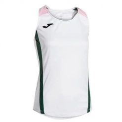 Koszulka sportowa damska Joma Montreal. Białe t-shirty sportowe Joma, m, bez wzorów, bez ramiączek. Za 109.99 zł.