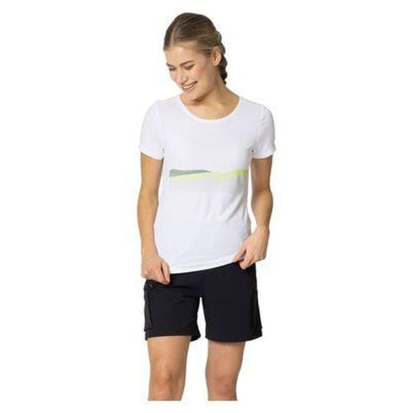 Koszulka z krótkim rękawem damska ODLO F-Dry Ridgeline T-Shirt Crew Neck. Białe t-shirty ODLO, s, bez wzorów, sportowe, bez kołnierzyka, bez ramiączek. W wyprzedaży za 155.00 zł.