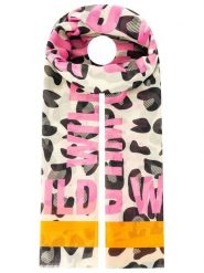 Zwillingsherz Szal "Wild Leo" ze wzorem - 180 x 85 cm rozmiar: onesize. Szaliki i kominy Zwillingsherz, bez wzorów, z materiału. Za 105.38 zł.