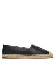 LAUREN RALPH LAUREN Espadryle Cameryn 802P04415001 Czarny. Czarne espadryle Lauren Ralph Lauren, bez wzorów, ze skóry, bez obcasa. Za 619.99 zł.