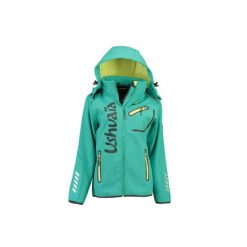 Kurtka trekkingowa damska Ushuaia Realiste z polarem. Niebieskie kurtki USHUAÏA, xl, bez wzorów, z polaru, bez kaptura. W wyprzedaży za 353.49 zł.
