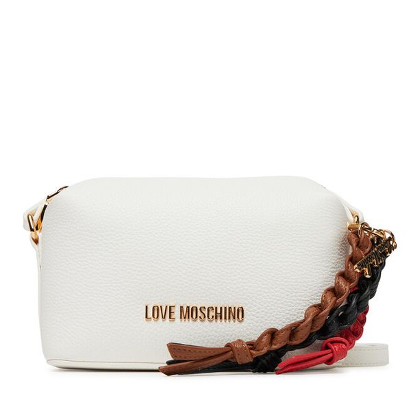 Torebka LOVE MOSCHINO. Białe listonoszki Love Moschino, bez wzorów, bez dodatków. Za 559.99 zł.