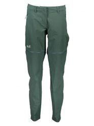 Jack Wolfskin Spodnie funkcyjne Zipp-Off "Hikeout" w kolorze zielonym rozmiar: 34. Zielone spodnie sportowe Jack Wolfskin, bez wzorów, z materiału, outdoorowe. Za 311.12 zł.