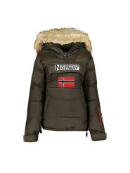 Geographical Norway Parka "Belancolie" w kolorze khaki rozmiar: 164. Brązowe płaszcze Geographical Norway, bez wzorów, bez kaptura. Za 250.94 zł.