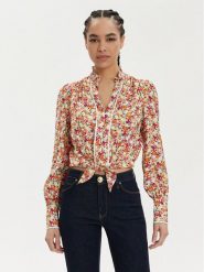 Guess Bluzka W4GH64 WG562 Kolorowy Regular Fit. Bluzki Guess, xl, z aplikacjami, z wiskozy, bez kołnierzyka, bez ramiączek. Za 239.99 zł.