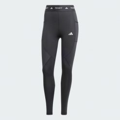 Legginsy Techfit COLD.RDY Full-Length. Czarne legginsy adidas, bez wzorów, z dzianiny. Za 349.00 zł.