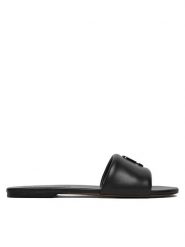 Marc Jacobs Klapki 2P5FSA001F12 Czarny. Czarne klapki Marc Jacobs, bez wzorów, ze skóry, bez obcasa, bez zapięcia. Za 799.99 zł.