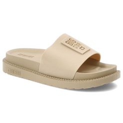 Beżowe Klapki Big Star Wygodne Wsuwane Obuwie Damskie. Brązowe buty treningowe BIG STAR, na lato, bez wzorów, bez zapięcia. Za 81.99 zł.