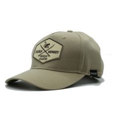 Czapka Trucker - 5 Paneli - Poliester z Recyklingu (Beżowa). Brązowe czapki z daszkiem SURF MONKEY, bez wzorów, z poliesteru, sportowe. Za 159.95 zł.