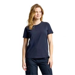T-Shirt Slam Deck Ws Damskie. Niebieskie t-shirty sportowe SLAM, s, bez wzorów, z bawełny, bez ramiączek. Za 225.99 zł.