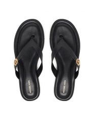 MICHAEL Michael Kors Japonki Ering Thong 40S6ERFS1L Czarny. Czarne japonki MICHAEL Michael Kors, bez wzorów, ze skóry. Za 479.99 zł.