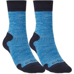 BRIDGEDALE Skarpety damskie EXPLORER HW COMFORT BOOT WMN Blue Marl-S. Niebieskie skarpetki Bridgedale, bez wzorów. Za 81.80 zł.