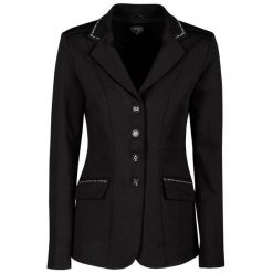 Damska kurtka konkursowa Harry's Horse Pirouette. Czarne kurtki HARRYS HORSE, s, bez wzorów, eleganckie, bez kaptura. Za 479.50 zł.