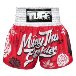 Spodenki treningowe TUFF Fighter with Flower Pattern. Białe szorty sportowe TUFF, bez wzorów. Za 149.00 zł.
