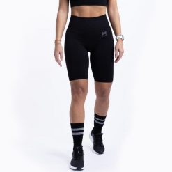 Krótkie legginsy sportowe dla kobiet Xtreme Sportswear Antracyt Czarny. Czarne legginsy XTREME, bez wzorów, sportowe, krótkie. Za 99.99 zł.