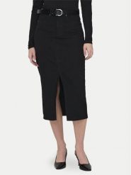 ONLY Spódnica jeansowa Siri 15324365 Czarny Regular Fit. Czarne spódnice ONLY, m, bez wzorów, z bawełny. Za 129.99 zł.