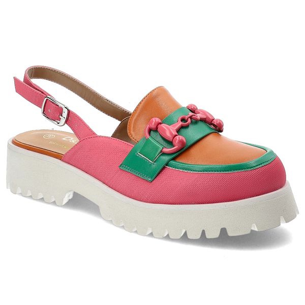 Pomarańczowe Sandały S. Barski Modne Obuwie Damskie. Brązowe sandały S.BARSKI, bez wzorów, wakacyjne, bez obcasa, bez zapięcia. Za 209.00 zł.