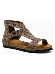 Comfortfusse Skórzane sandały "Vera" w kolorze jasnobrązowo-czarnym rozmiar: 36. Brązowe sandały Comfortfüße, bez wzorów, z nubiku, klasyczne, z otwartym noskiem, bez obcasa, bez zapięcia. Za 252.99 zł.