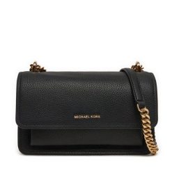 Torebka MICHAEL Michael Kors. Czarne kopertówki MICHAEL Michael Kors, bez wzorów, wizytowe, bez dodatków. Za 989.99 zł.