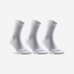 Skarpety sportowe tenis Artengo RS100 High 3 pary. Skarpetki ARTENGO, bez wzorów, z bawełny. Za 19.99 zł.