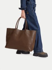 G-Star Raw Torebka C-LDA8729 Brązowy. Brązowe shopper bag G-Star, bez wzorów, ze skóry, retro, bez dodatków. Za 299.99 zł.