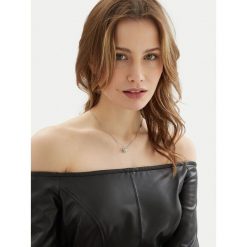 Naszyjnik Guess. Szare naszyjniki Guess, srebrne. Za 209.99 zł.