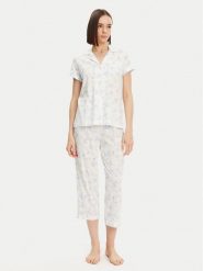 LAUREN RALPH LAUREN Piżama ILN92422 Niebieski Regular Fit. Niebieskie piżamy Lauren Ralph Lauren, xl, bez wzorów, z bawełny, bez kołnierzyka, bez ramiączek. Za 309.99 zł.