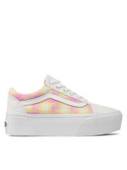 Vans Tenisówki Old Skool Stac VN0A7Q5MGBX1 Żółty. Żółte trampki Vans, bez wzorów, z materiału, bez zapięcia. Za 259.99 zł.