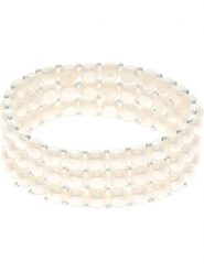 Pearl Addict Bransoletka z perłami w kolorze białym rozmiar: onesize. Białe bransoletki Pearl Addict, z perłą. Za 260.99 zł.