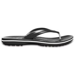 Japonki Crocs Crocband Flip. Czarne japonki Crocs, bez wzorów, sportowe. Za 242.43 zł.