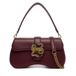 Torebka Just Cavalli. Czerwone torebki klasyczne Just Cavalli, bez wzorów, klasyczne, bez dodatków. Za 974.99 zł.