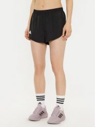 Adidas Szorty sportowe IN8707 Czarny Regular Fit. Czarne szorty sportowe adidas, bez wzorów, z syntetyku, do biegania. Za 89.99 zł.