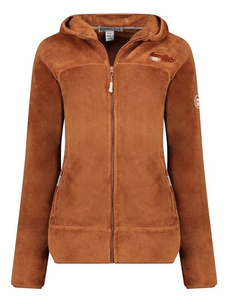 Canadian Peak Kurtka polarowa "Upaloodeak" w kolorze jasnobrązowym rozmiar: XL. Brązowe kurtki Canadian Peak, xl, bez wzorów, z materiału, bez kaptura. Za 127.65 zł.