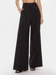 IVY OAK Spodnie materiałowe Prescilla IO115169 Granatowy Wide Leg. Niebieskie spodnie materiałowe IVY & OAK, bez wzorów, z materiału. Za 1,389.00 zł.