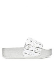 Liu Jo Klapki Mykonos 01 BA5097 EX252 Srebrny. Szare klapki Liu Jo, bez wzorów, z tworzywa sztucznego, bez obcasa, bez zapięcia. Za 169.99 zł.