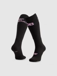 4F Skarpety snowboardowe damskie - czarne 35-38. Czarne skarpetki 4f, bez wzorów, prążkowane. Za 69.99 zł.