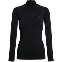 Damska koszulka z długim rękawem typu turtleneck Falke Maximum Warm. Czarne t-shirty sportowe Falke, xs, bez wzorów, z elastanu, bez ramiączek, na golfa. Za 395.50 zł.