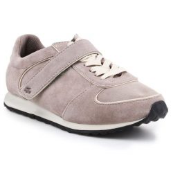 Buty Lacoste Agadel Srw Lt W 7-28SRW1124235 szare. Szare buty treningowe bez wzorów, z materiału, bez zapięcia. Za 667.75 zł.