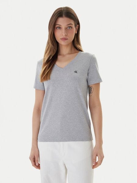 Calvin Klein Jeans T-Shirt Archive LV047B205G Szary Regular Fit. Szare t-shirty Calvin Klein Jeans, m, bez wzorów, z bawełny, bez kołnierzyka, bez ramiączek. Za 149.99 zł.