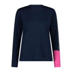 Koszulka damska rowerowe CMP 34N6936. Niebieskie t-shirty sportowe CMP, l, bez wzorów, bez ramiączek. W wyprzedaży za 139.99 zł.