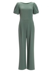 SWING Kombinezon w kolorze zielonym rozmiar: 44. Zielone kombinezony Swing, bez wzorów, bez kołnierzyka, bez ramiączek. Za 341.95 zł.