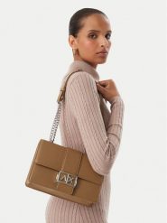 Armani Exchange Torebka XW000070 AF12039 U6186 Brązowy jasny. Brązowe listonoszki Armani Exchange, bez wzorów, ze skóry, bez dodatków. Za 704.99 zł.