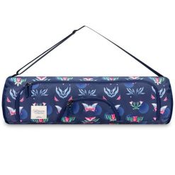 Torba pokrowiec na matę z regulowanym paskiem Spokey The Bloom Bag. Czerwone torby sportowe Spokey, bez wzorów, z materiału, na ramię. Za 72.99 zł.