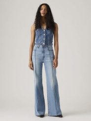 Levi's Dżinsy - Comfort fit - w kolorze błękitnym rozmiar: W27/L30. Niebieskie jeansy Levi's, l, z aplikacjami, z podwyższonym stanem. Za 212.80 zł.