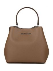 Michael Kors Torebka w kolorze brązowym - 20 x 17 x 10 cm rozmiar: onesize. Brązowe torebki klasyczne Michael Kors, bez wzorów, z materiału, na ramię, bez dodatków. Za 454.95 zł.